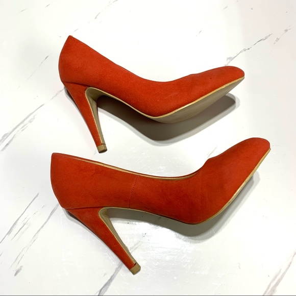 A.Co Pump Suede Orange Shoes - size US 6 /EUR 36 - Picture 5 of 12